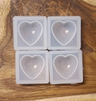 Heart 4 pc Locket Set Mould