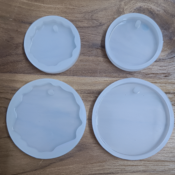 Set of 4 Pendent and Key chain Mould