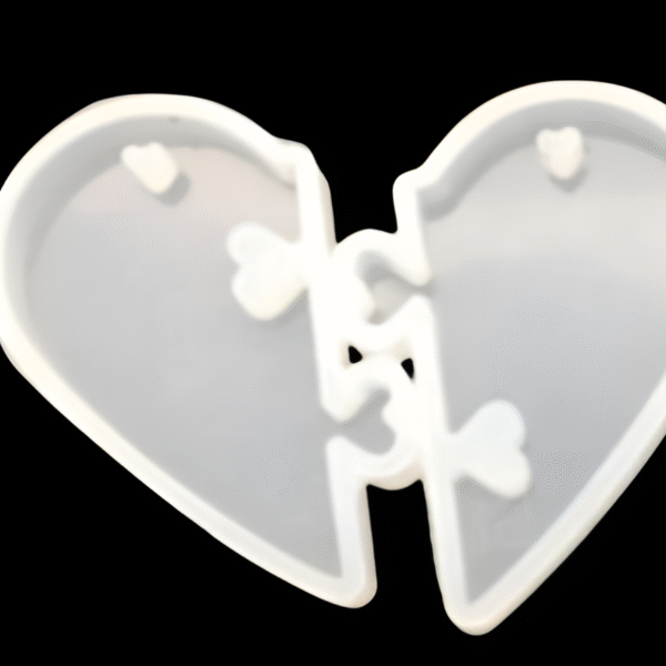 2 PC Heart Mould