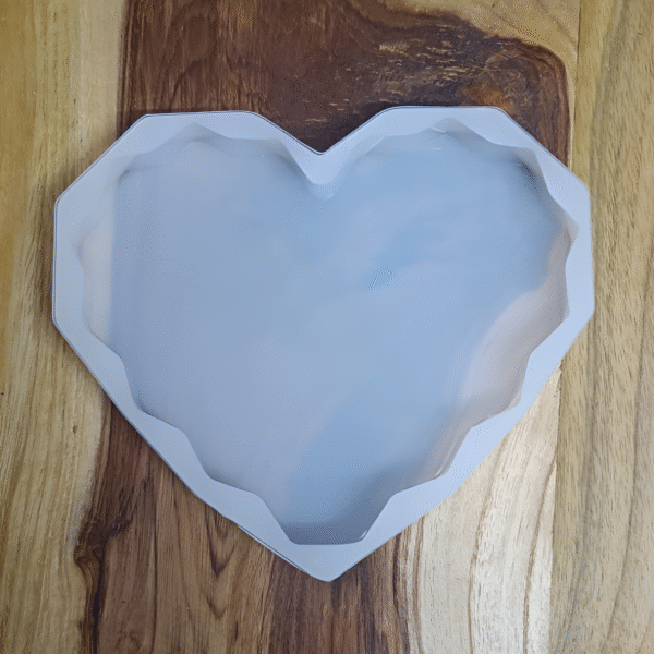 5" Heart zig zag Diamond Mould