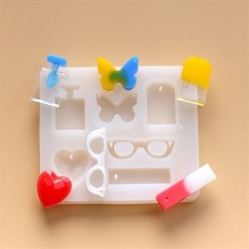 6 Cavity Jewellery & Keychain Mould