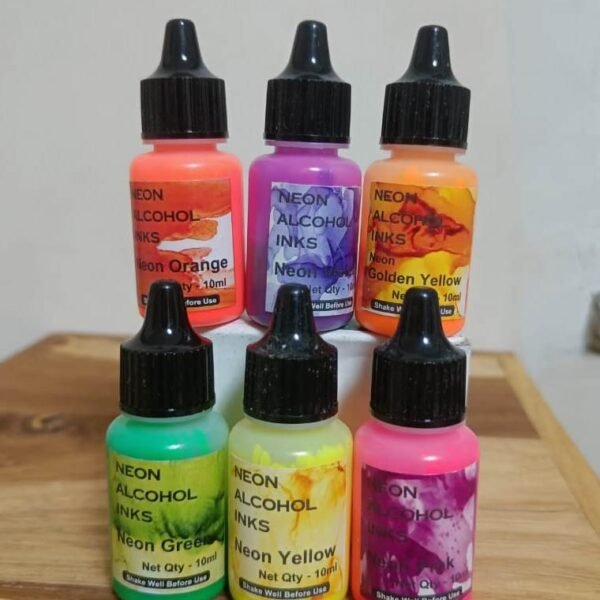 NEON 6 PC Alchol Ink Set