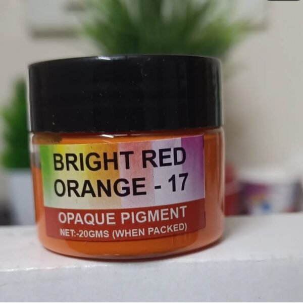 Bright Red Orange Opaque Pigment