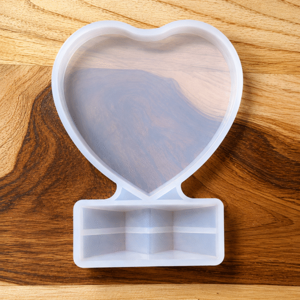 4" Heart photo stand Mould