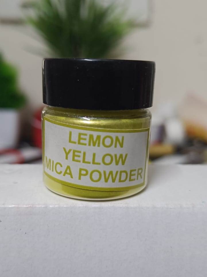 Lemon Yellow Mica Powder
