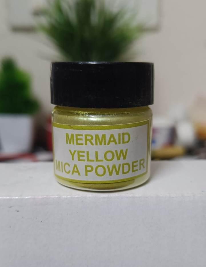 Mermaid Yellow Mica Powder
