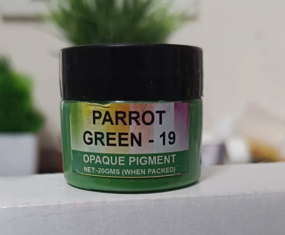 Parrot Green Opeque Pigment
