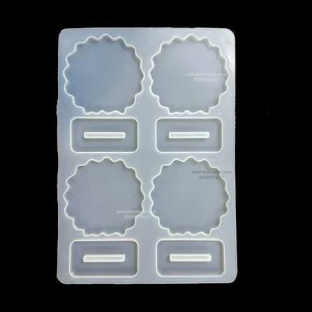 3" Agate 4 Cavity Frame Mould