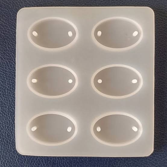 6 Cavity Oval Rakhi & Bracelet Mould