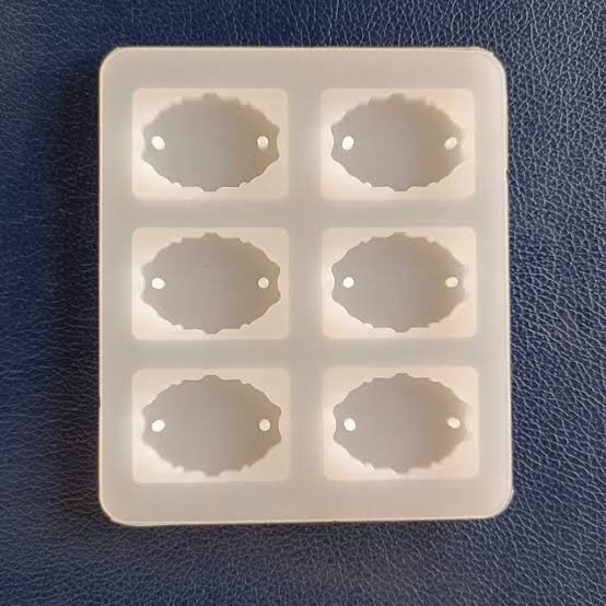6 Cavity Oval Agate Rakhi & Bracelet Mould