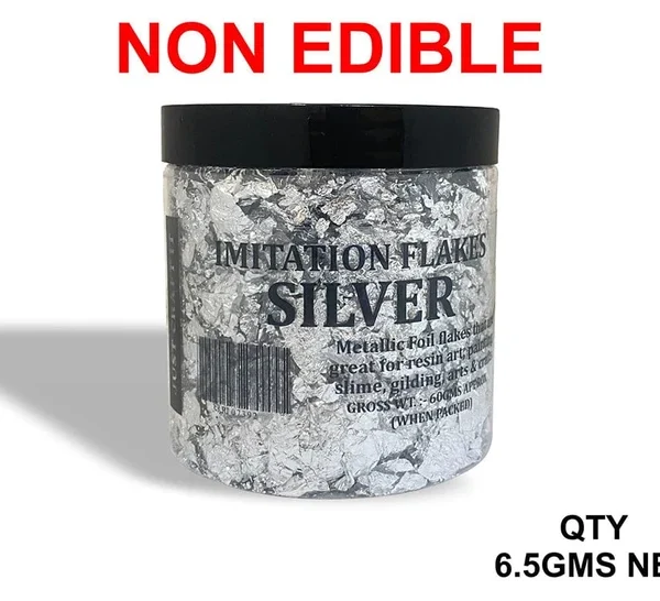Silver flakes Box